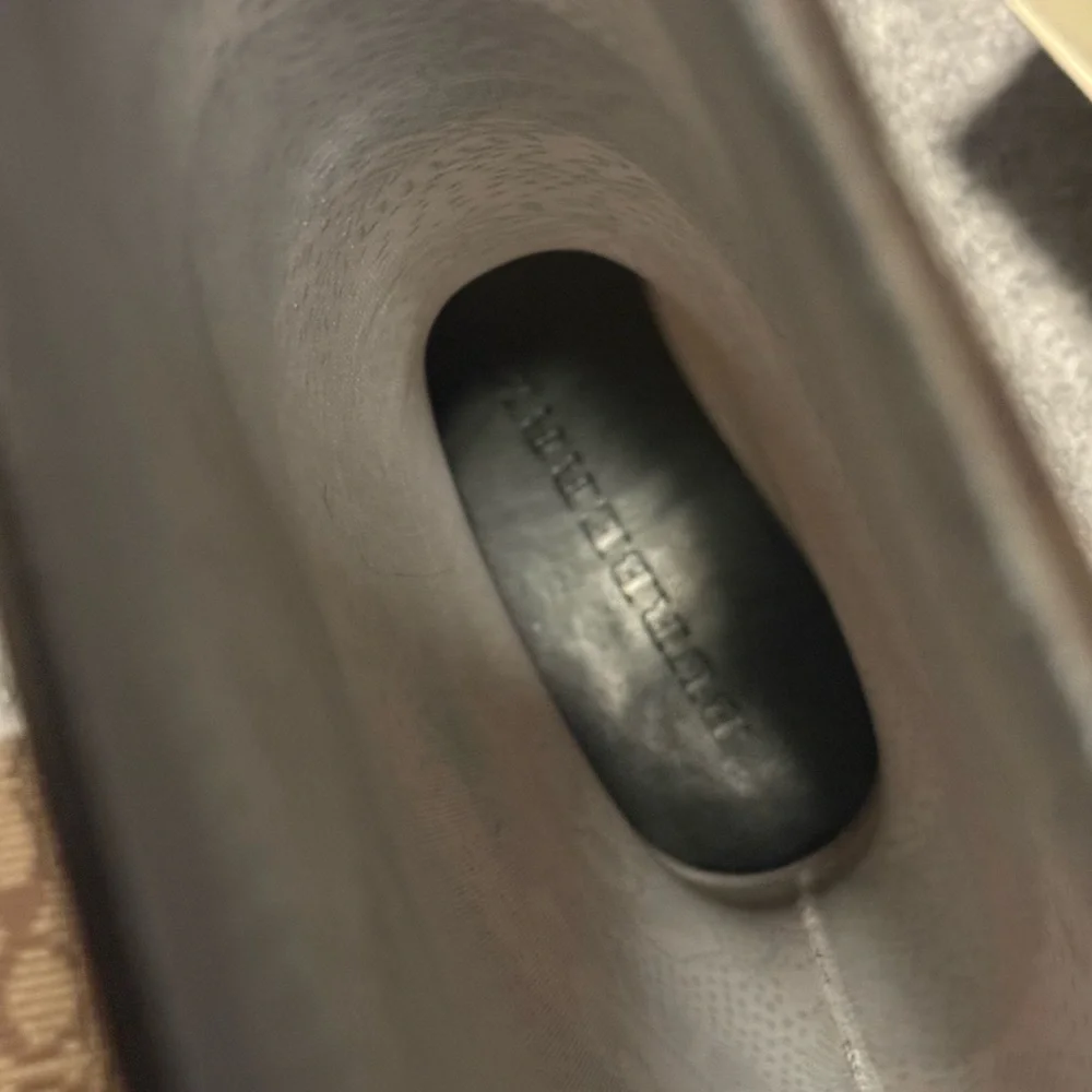 Burberry Tan and Black Very pretty Patterned Women's Rain Boots - Picture 6 of 10